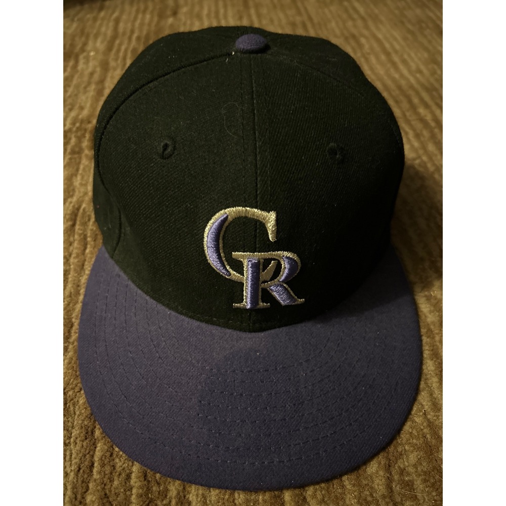 New Era Colorado Rockies MLB Fitted Hat Authentic Collection 7 1/4